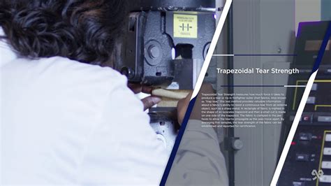 TenCate Science: Trapezoidal Tear Strength Test 